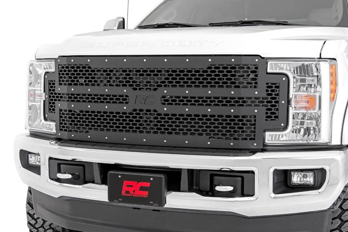 Mesh Grille | Ford F-250/F-350 Super Duty 2WD/4WD (2017-2019) - Off Road Canada