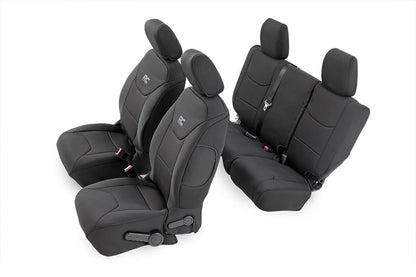 Seat Covers | Front and Rear | 4-Door | Jeep Wrangler JK 4WD (13-18) - Off Road Canada
