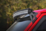LED Light Kit | Windshield Mount | 50" Chrome Dual Row | Jeep Cherokee XJ (84-01) - Off Road Canada