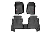 Floor Mats | FR & RR | RR Lockable | Jeep Gladiator JT 4WD (20-23) - Off Road Canada