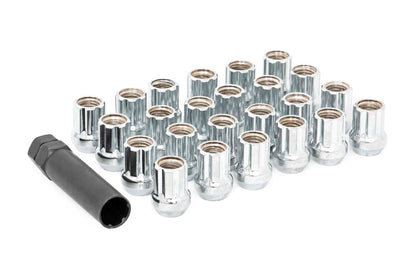 Lug Nut Set | M12x1.25 | 24 Qty | Chrome | Open End - Off Road Canada