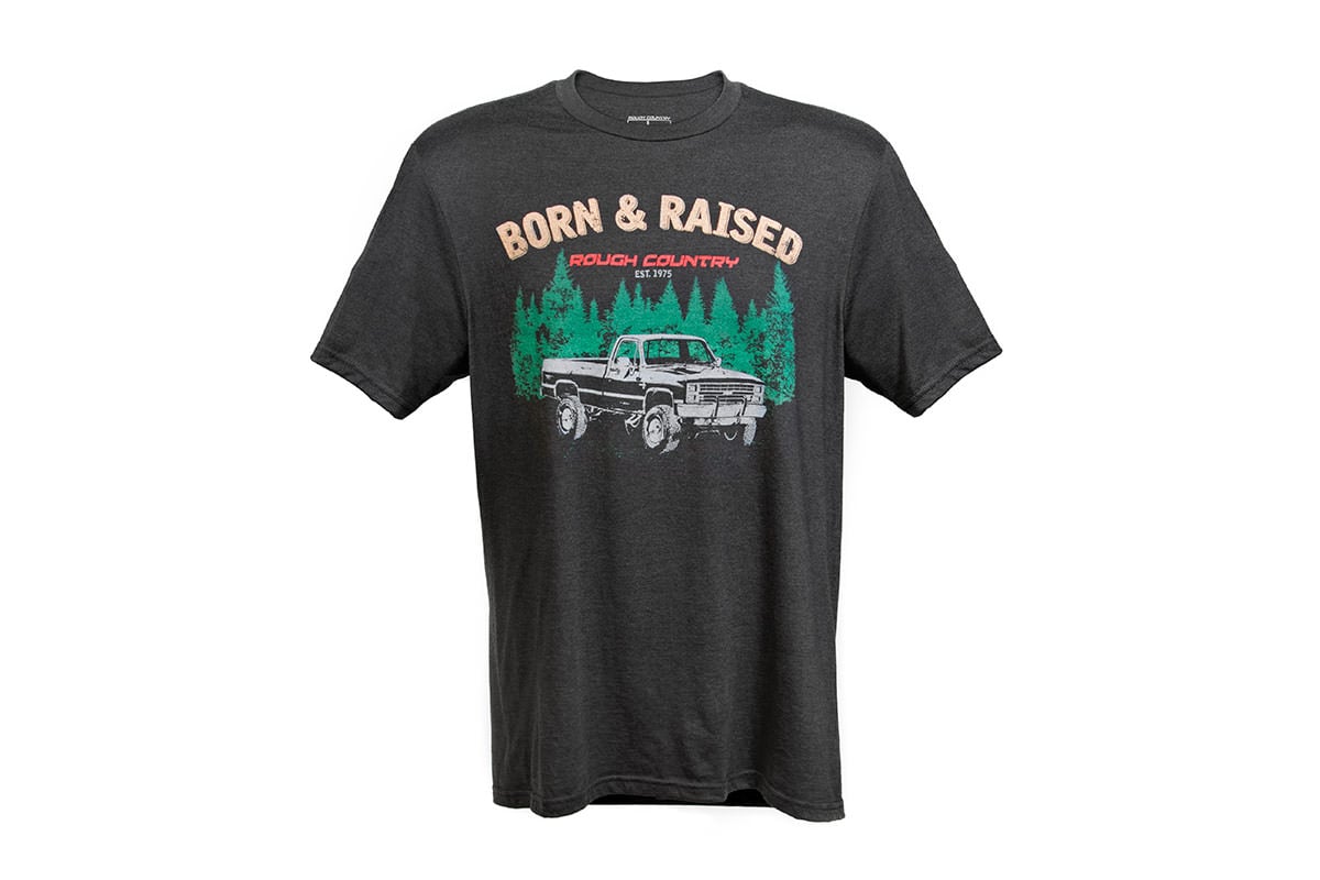 Rough Country T-Shirt | Born & Raised | Black | MD