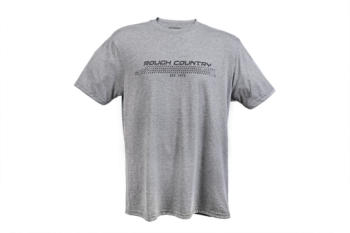 Rough Country T-Shirt | Horizontal Tread | Grey | MD