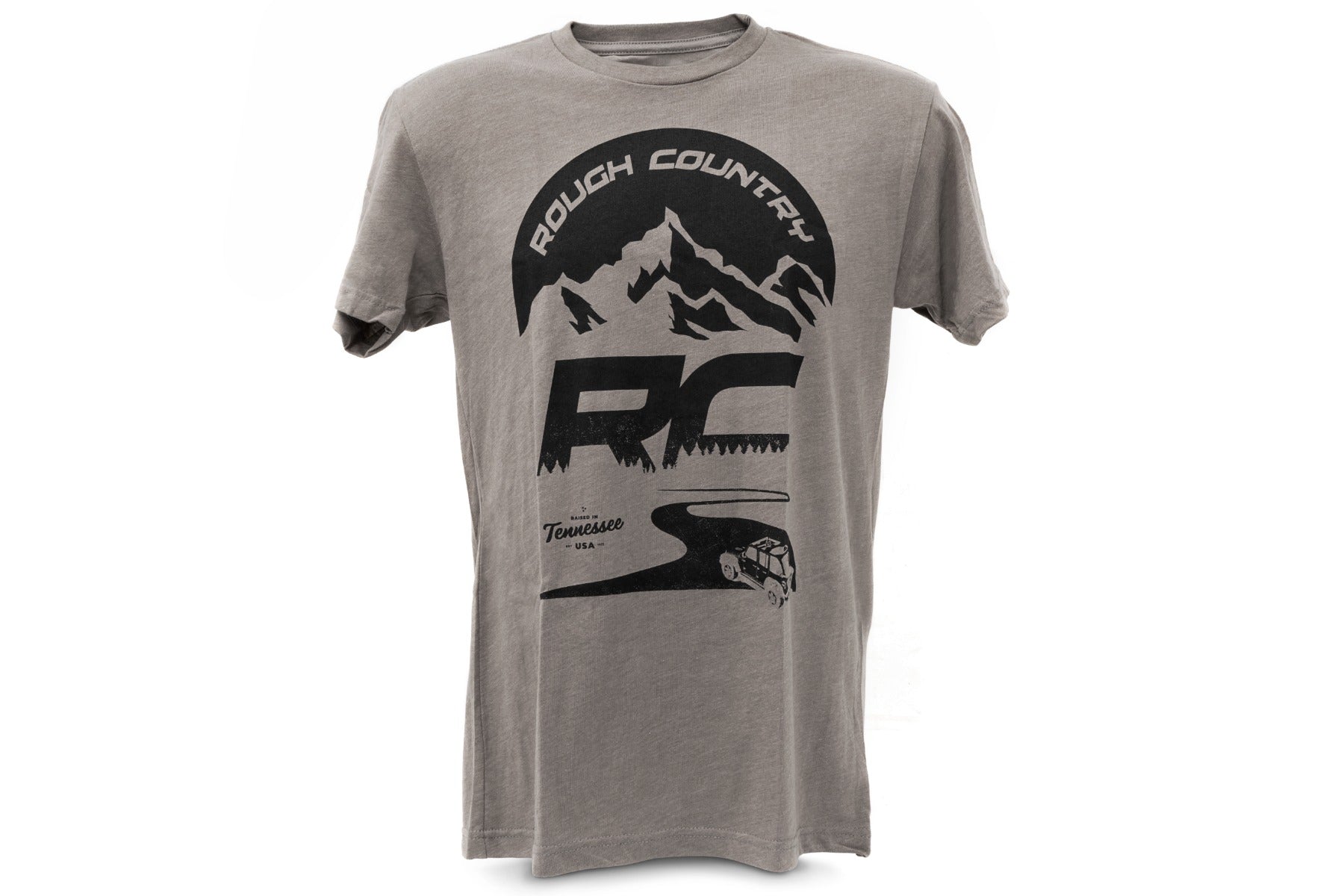 Rough Country T-Shirt | RC Mountains | Warm Gray | SM - Off Road Canada