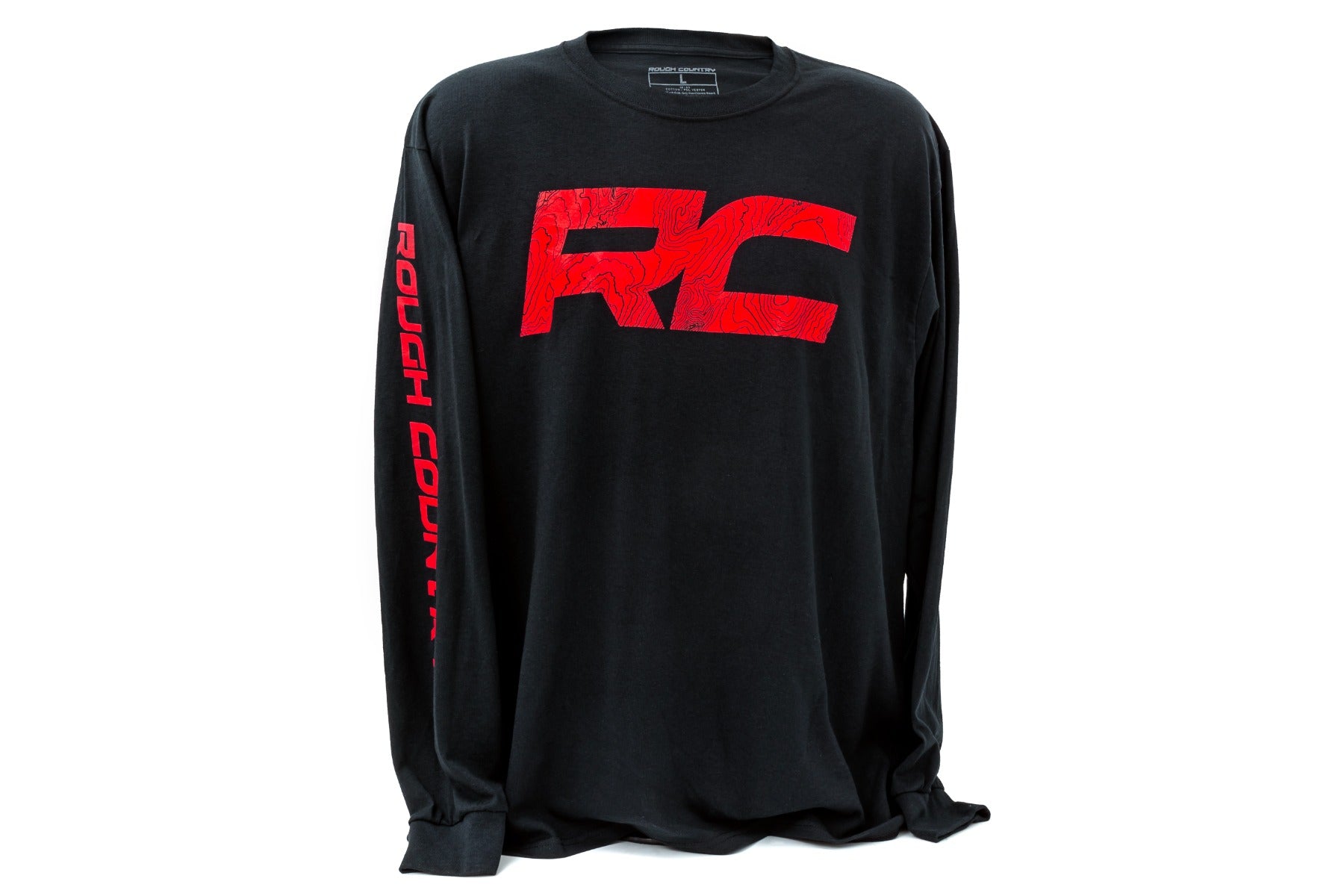 Rough Country Long Sleeve | RC Tread Sleeve | Black| XL - Off Road Canada