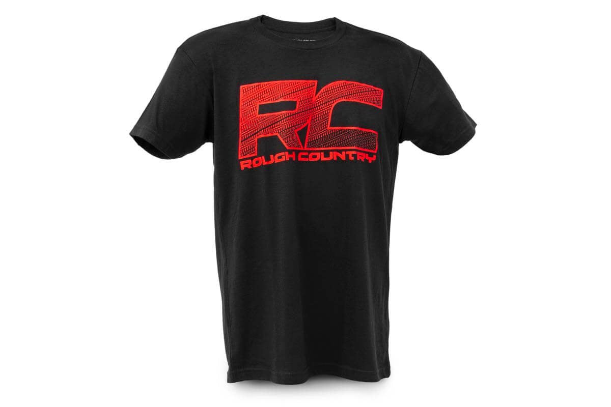 Rough Country T-Shirt | Pattern | Black | XL - Off Road Canada