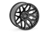 Rough Country 95 Series Wheel | One-Piece | Gloss Black | 20x10 | 5x5 | -19mm - Off Road Canada