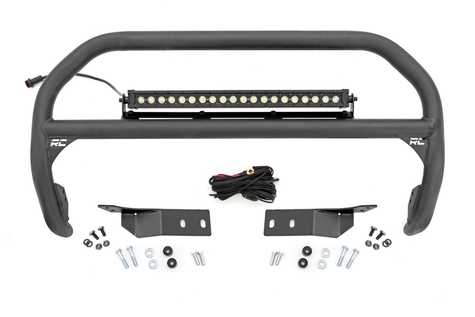Nudge Bar | 20 Inch Black Single Row LED | Toyota Tundra (07-21) - Off Road Canada