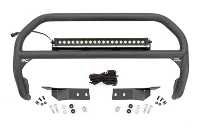 Nudge Bar | 20 Inch Black Single Row LED | Toyota Tundra (07-21) - Off Road Canada