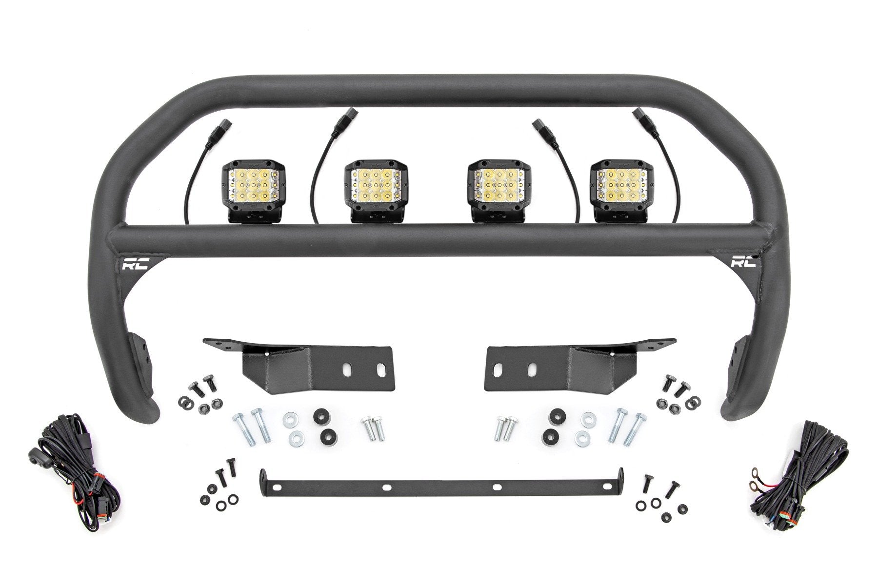 Nudge Bar | 3 Inch Wide Angle Led (x4) | Toyota Tundra (07-21) - Off Road Canada