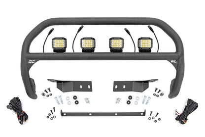 Nudge Bar | 3 Inch Wide Angle Led (x4) | Toyota Tundra (07-21) - Off Road Canada
