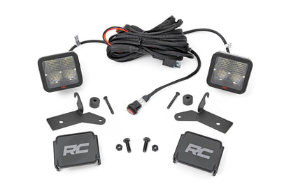 LED Light | Hinge Mnt | 2" Spectrum Pair | Jeep Gladiator JT/Wrangler 4xe/Wrangler JL (18-23) - Off Road Canada