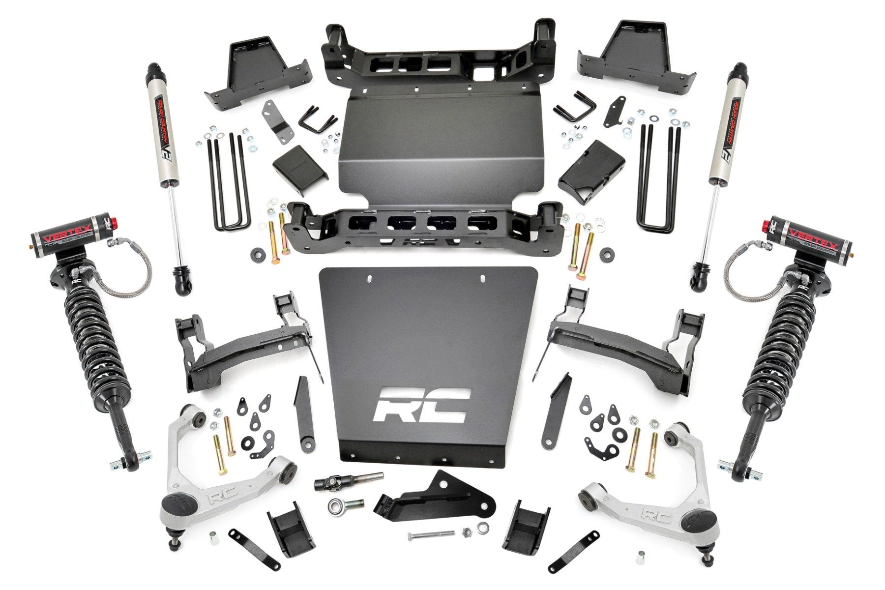 7 Inch Stamped Steel LCA Lift Kit | Forged UCA | Bracket | Vertex/V2 Shks | Chevy/GMC 1500 (16-18) - Off Road Canada