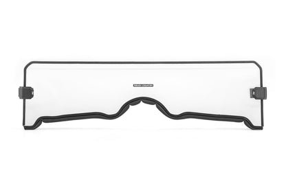 Half Windshield | Scratch Resistant | Yamaha Rhino 450/660/700 - Off Road Canada